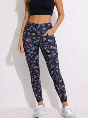 Lululemon Fast and Free Tight II 25” Activate Floral Multi Leggings Size 10